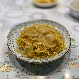 シンプルなのが美味しい、あんかけ塩焼きそば